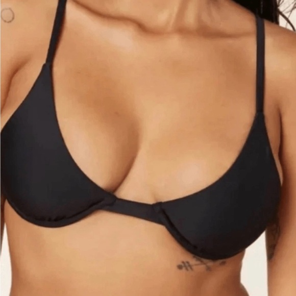 ANDIE SWIM The Sicily Top Medium in Black NWT 111 - Picture 2 of 7